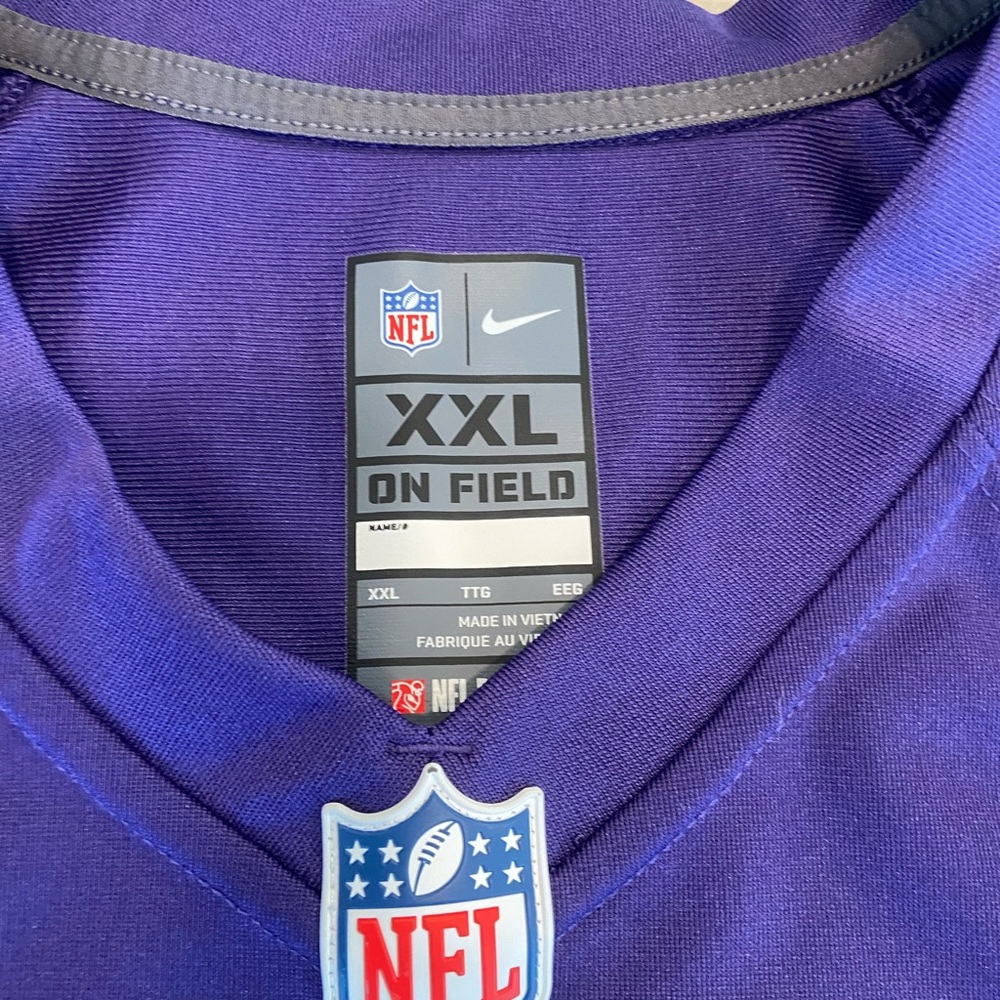 Baltimore Ravens Nike Tyler Linderbaum Purple Ravens Jersey-XXL - Picture 5 of 9